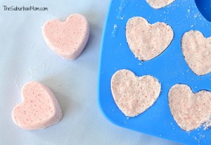 DIY Heart Bath Bombs Recipe With Free Tag Printables