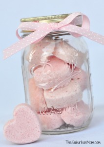 DIY Heart Bath Bombs Recipe With Free Tag Printables