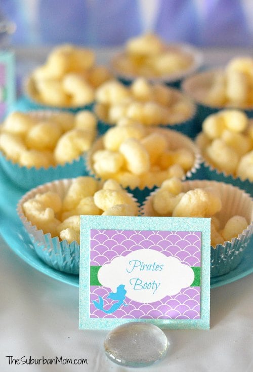 Little Mermaid Printable Labels