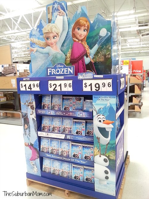 Disney Frozen DVD Display