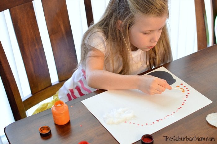 Q-Tip Painting Rainbows