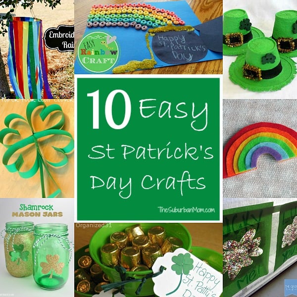 10 Easy St. Patrick’s Day Crafts For Kids - TheSuburbanMom