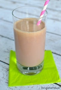 Chocolate Peanut Butter Banana Breakfast Smoothie