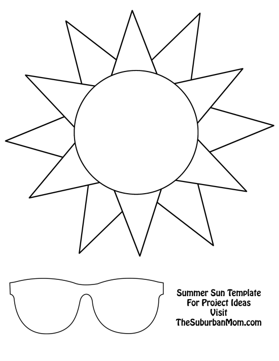Countdown To Summer Craft Template TheSuburbanMom countdown-to-summer-craft-template-thesuburbanmom