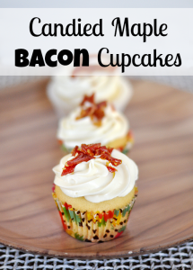 Candied Maple Bacon Cupcakes