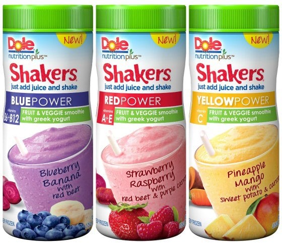 Fruit & veggie smoothies without a blender! Dole Smoothie Shakers