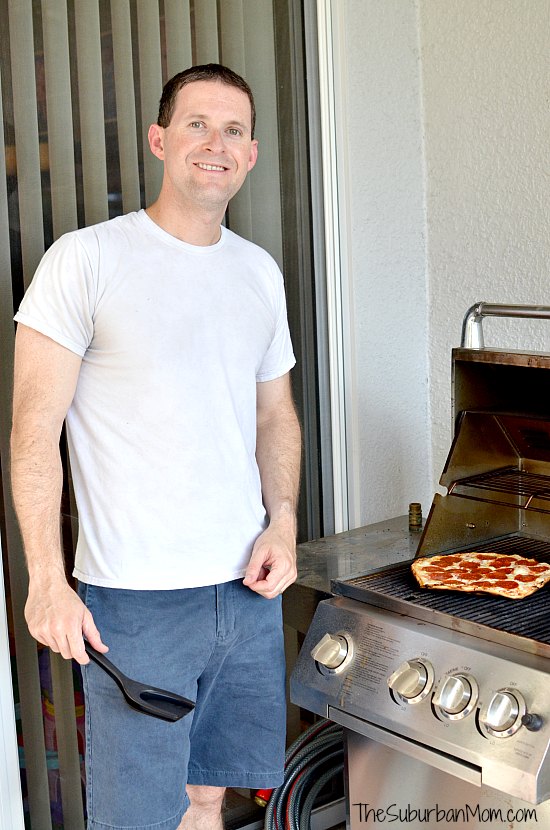 How To Grill Pizza - TheSuburbanMom