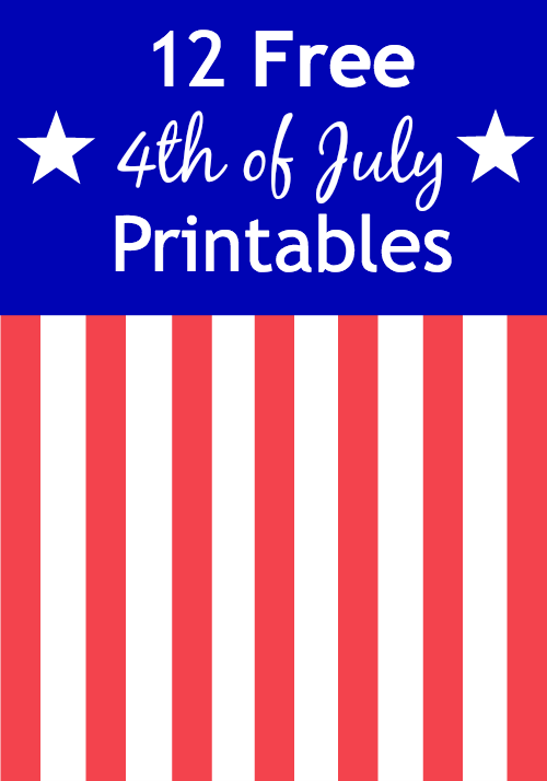 4Th Of July Printable Decorations