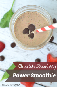 Chocolate Strawberry Power Smoothie Recipe