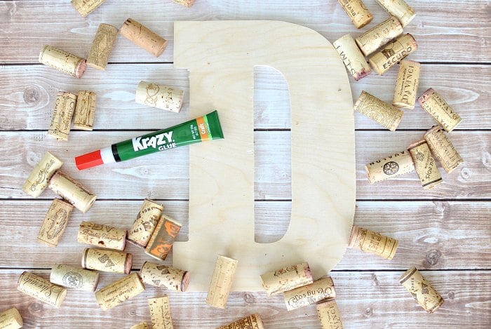 How to Make a DIY Wine Cork Letter