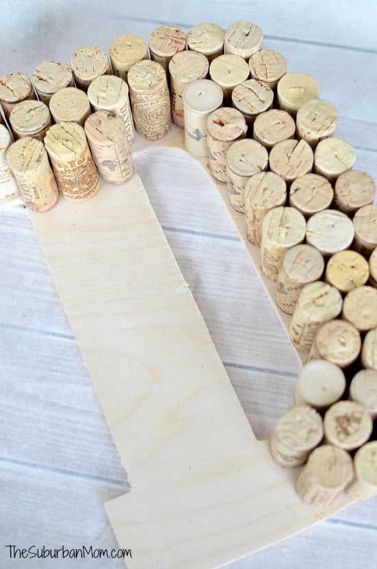 How to Make a DIY Wine Cork Letter