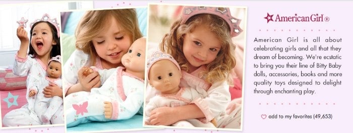 Bitty baby store dolls for sale