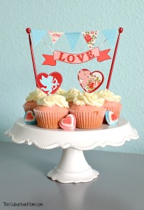 Pink Velvet Valentine's Day Cupcakes