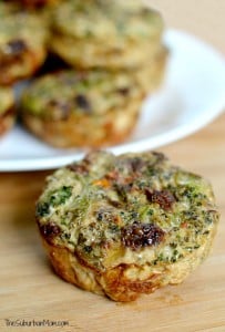 Broccoli Sun Dried Tomato Egg Cups