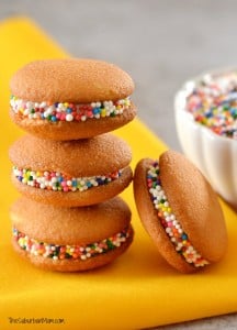 Rainbow Sandwich Cookies