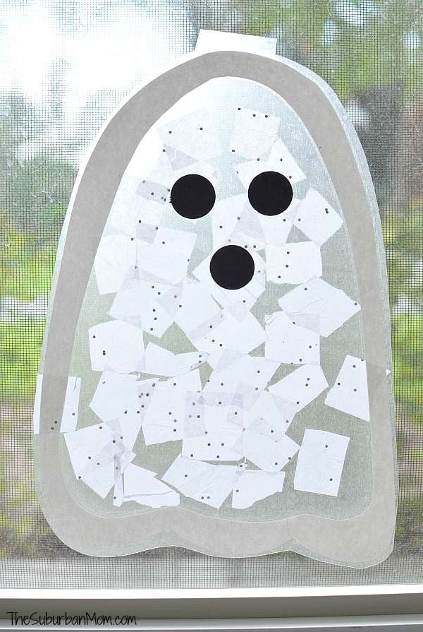 Ghosts Suncatcher Kit Halloween Craft Kids Craft Kit -   Ghost crafts,  Preschool arts and crafts, Craft kits for kids