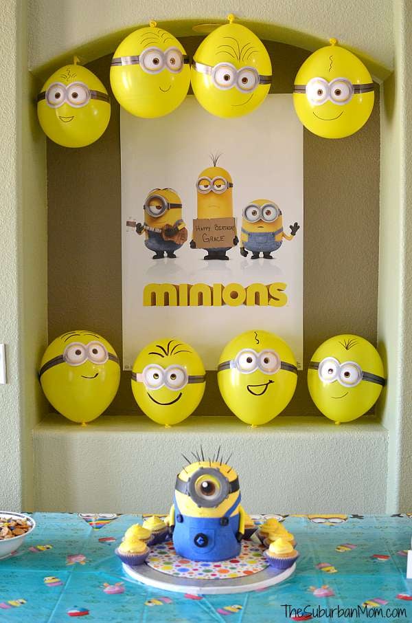 Girl Minions Birthday Party/ Party Favor /goodie Bags 12 Bags