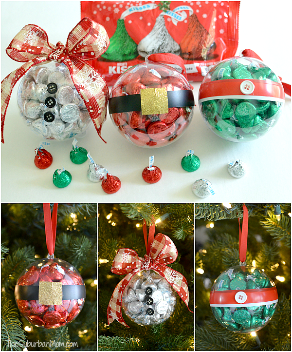 DIY Christmas Ornaments With Hershey's Kisses