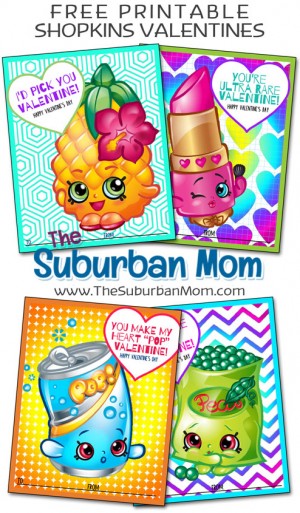 Free Shopkins Valentines Printable Cards