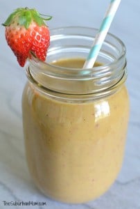 Strawberry Banana And Veggie Smoothie