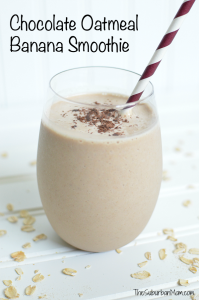 Chocolate Oatmeal Banana Smoothie