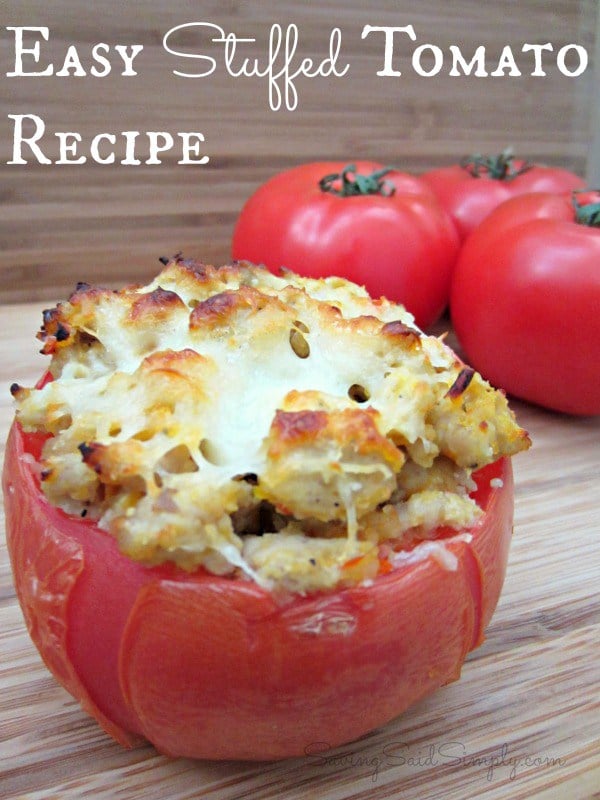 Easy Stuffed Tomato Recipe