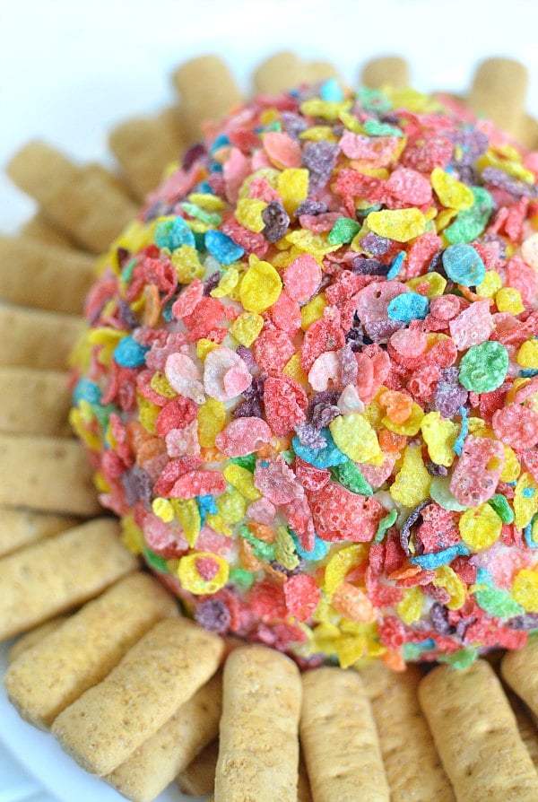 Fruity Pebbles Cheeseball