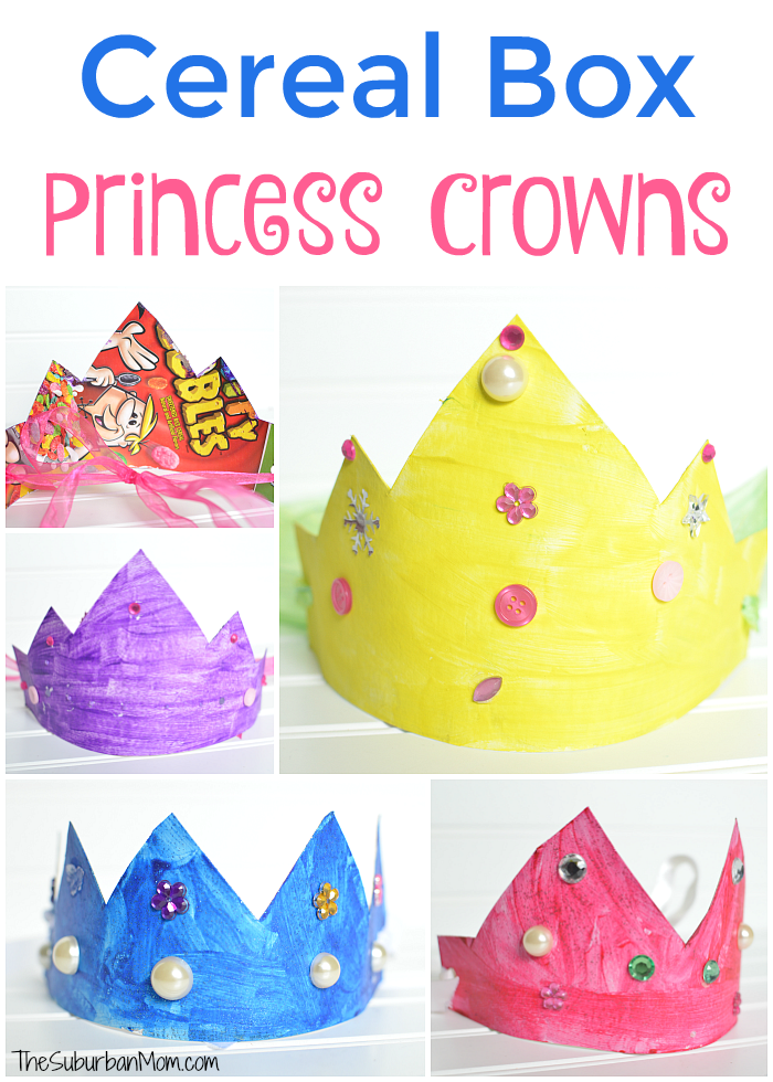 Cereal Box Princess Crown