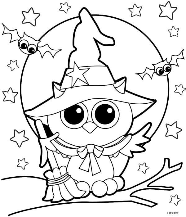 Free Holloween Coloring Sheets 3