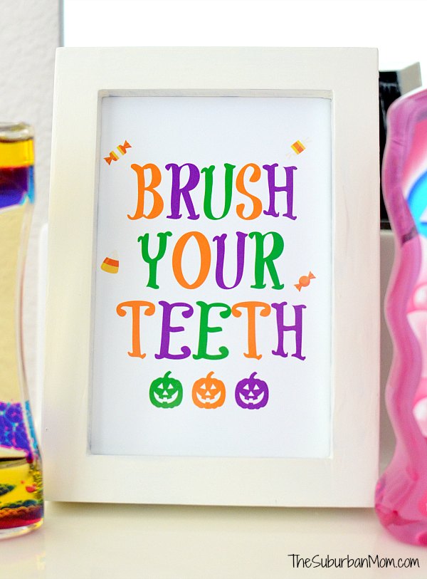 Brush Your Teeth Sign Printable