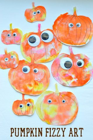 Pumpkin Fizzy Art