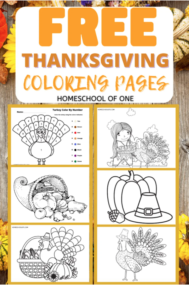 Free Thanksgiving Coloring Pages