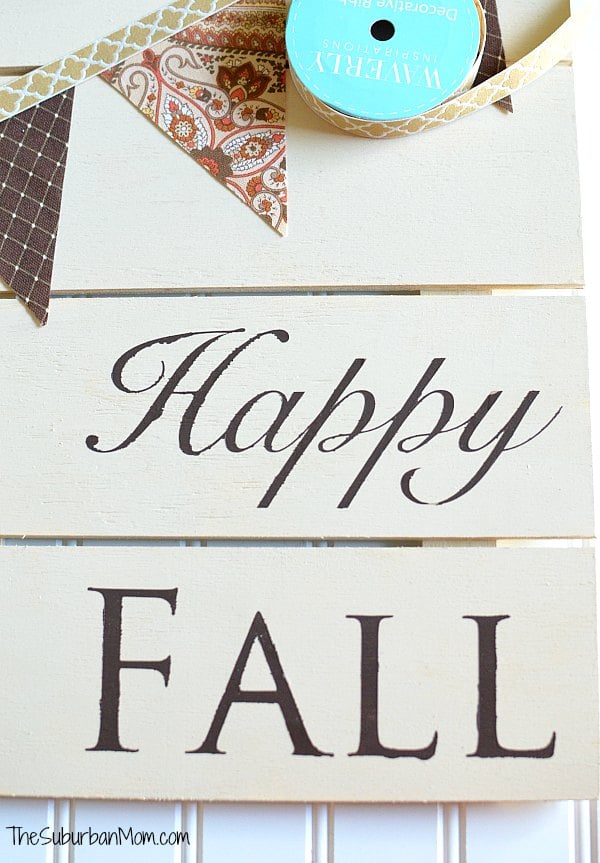 Happy Fall Sign