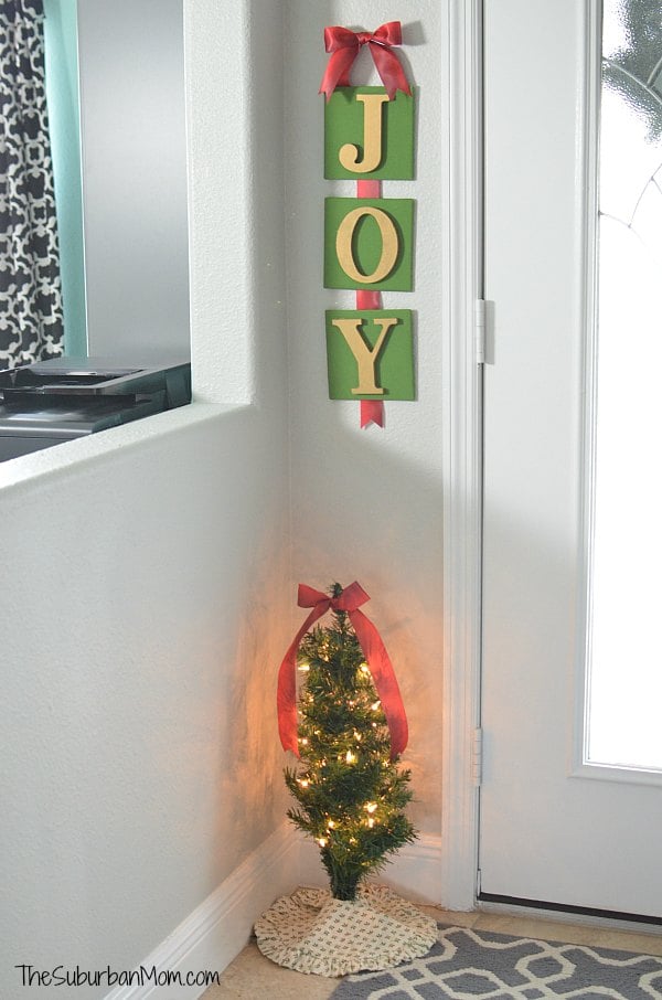 Joy Christmas Sign Craft