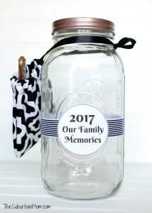 Mason Jar Memory Jar