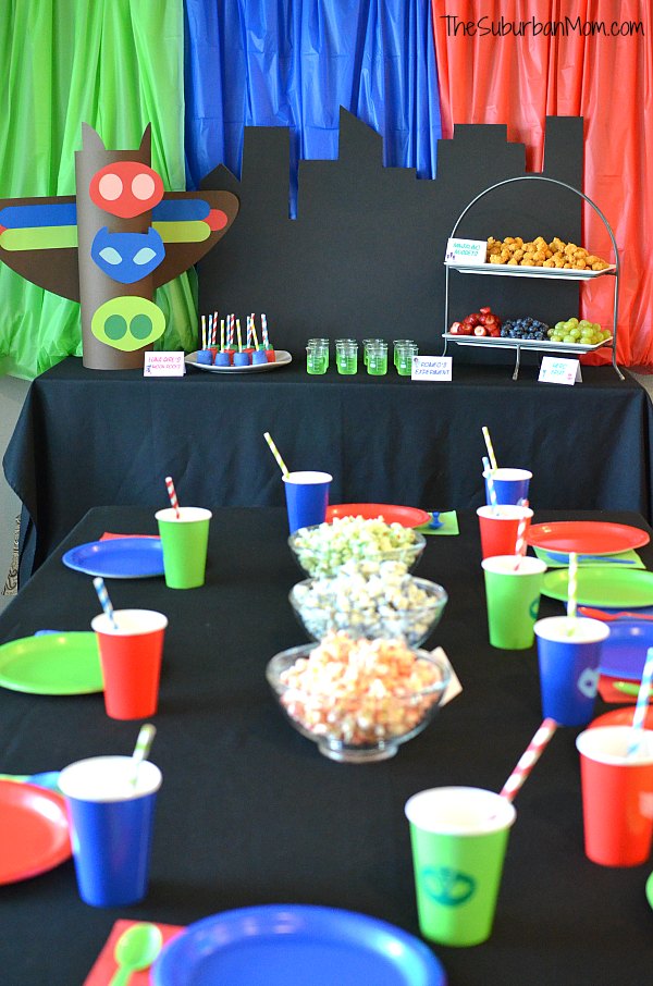 PJ Masks Birthday Party Ideas And Free Printables The Suburban Mom