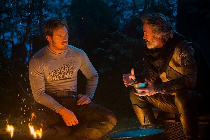 Chris Pratt Kurt Russell Guardians of the Galaxy