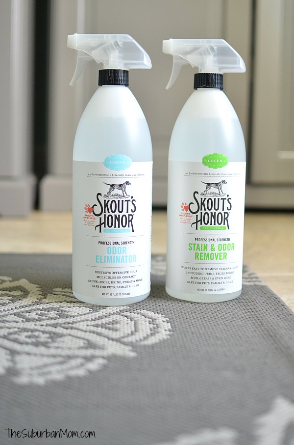 Natural pet urine cleaner top