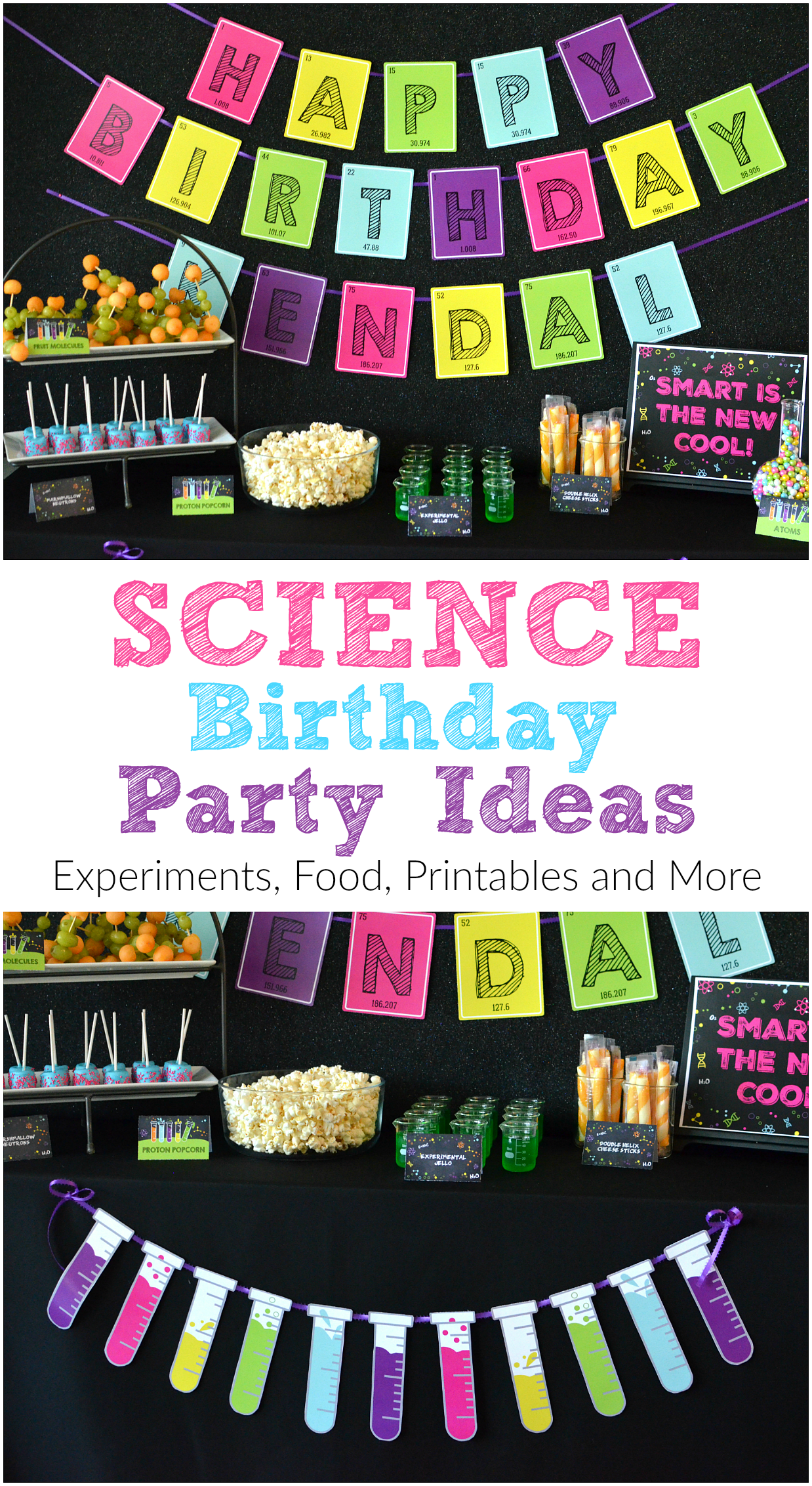 Science Birthday Party Ideas Printables Food Experiments And More