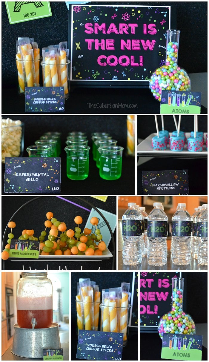 Science Birthday Party Ideas - Printables, Food, Experiments And More
