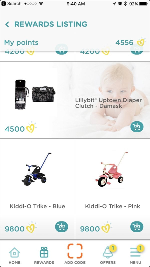 Free Pampers Rewards Prizes