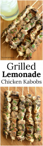 Grilled Lemonade Chicken Kabobs