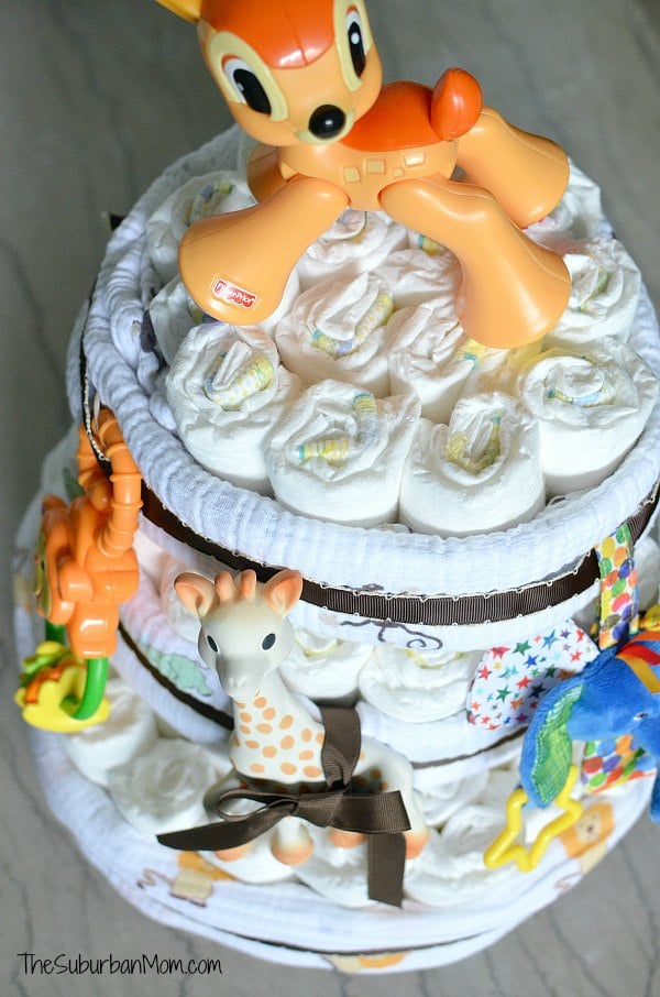 Jungle Diaper Cake