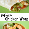 Quick And Easy Buffalo Chicken Wrap