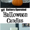 Battery Operated Halloween Candles Craft – With Free Printable