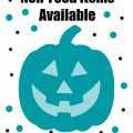 Teal Pumpkin Project Printable Sign And Non-Food Treat Ideas