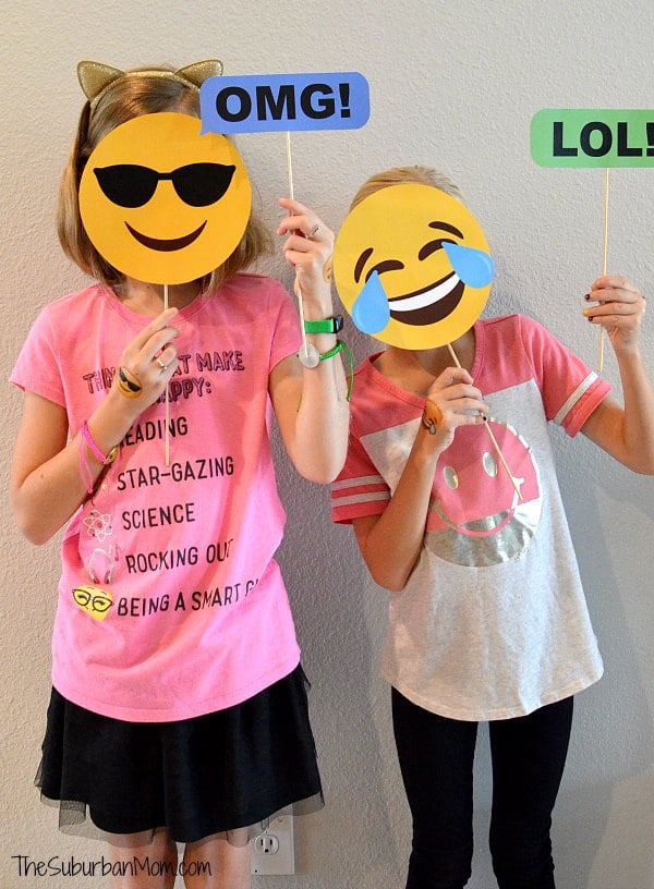 Emoji Photobooth Printable Props