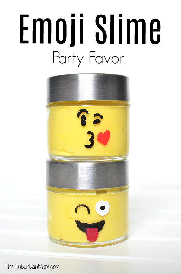 Emoji Slime Party Favor