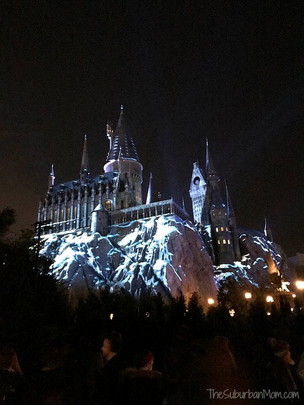 Hogwarts Castle Snow Universal Orlando