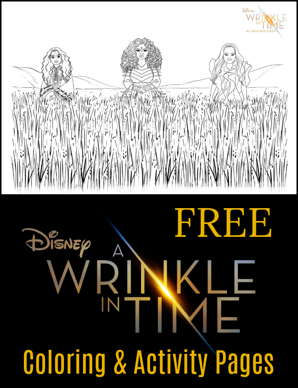A Wrinkle In Time Coloring Pages Free Activity Pages The